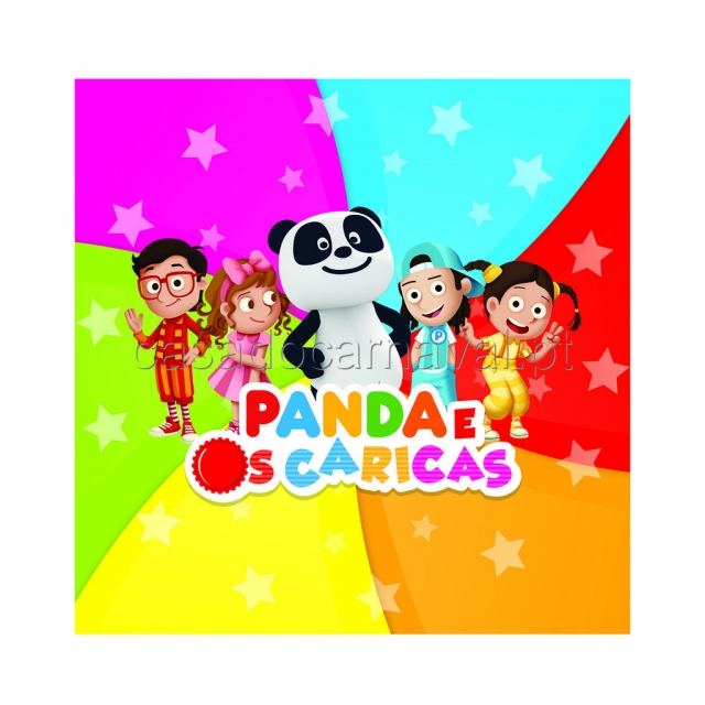 Bandeirolas Panda e os Caricas - MASCARILHA